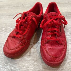 Adidas Men's Bold Red Sneakers